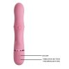 Pretty Love Zach Four-Sided Thumping Rabbit Vibrator – Pink